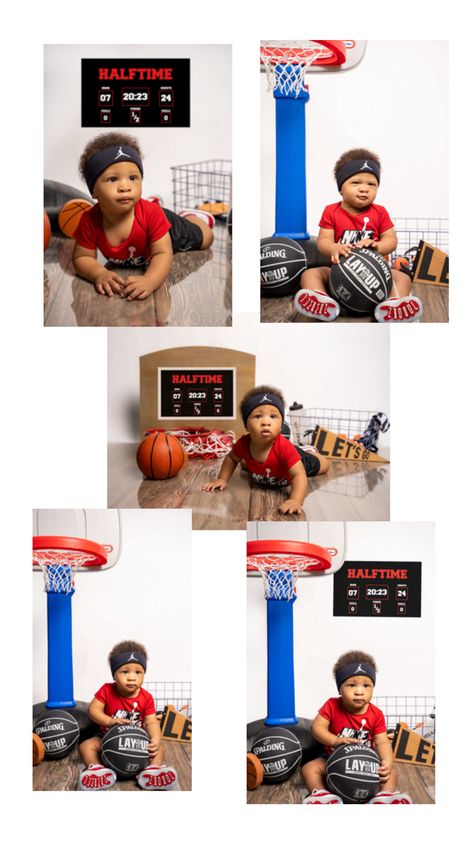 Baby boy photoshoot. Basketball theme photoshoot. 6 month photoshoot Basketball Theme Photoshoot, 6 Month Baby Boy Photoshoot, 6 Months Photoshoot, Months Photoshoot, 6 Month Photoshoot, First Birthday Theme Boy, Baby Boy Photoshoot, Theme Photoshoot, Boy Photoshoot