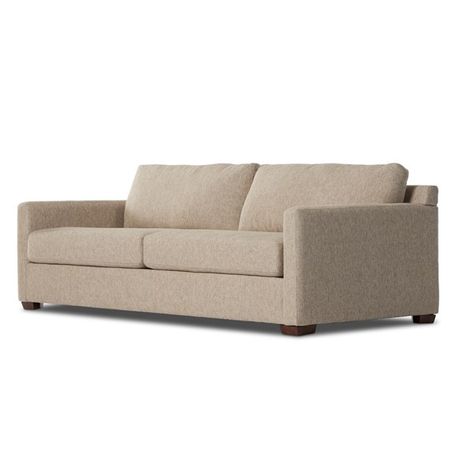 Living Room | Hampton Sofa-93"-Delta Sand Scout And Nimble, Hudson Sofa, Hampton Sofa, Pine Plywood, Daybed Sofa, Phillips Collection, Ottoman Stool, Black Sofa, Accent Throw Pillows