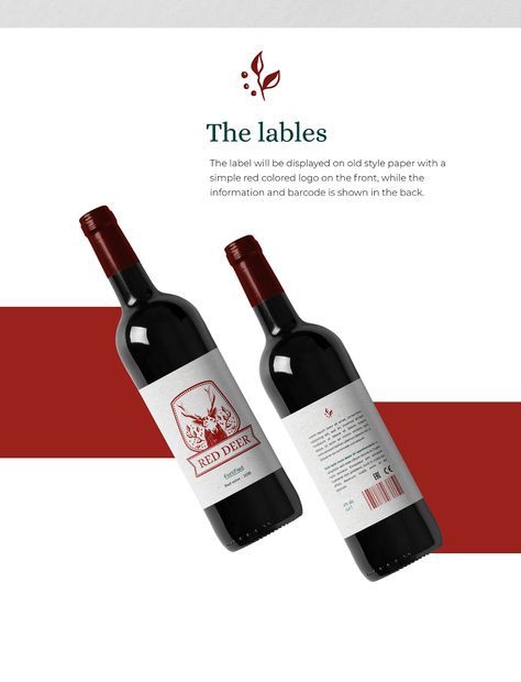 Wine brewery: logo and bottle label on Behance Wine Design Label, Artistic Wine Labels, Wine Bottle Logo, Catalog Layout, Brewery Logo, Catalogue Layout, Bottle Logo, Wine Logo, Logo Presentation