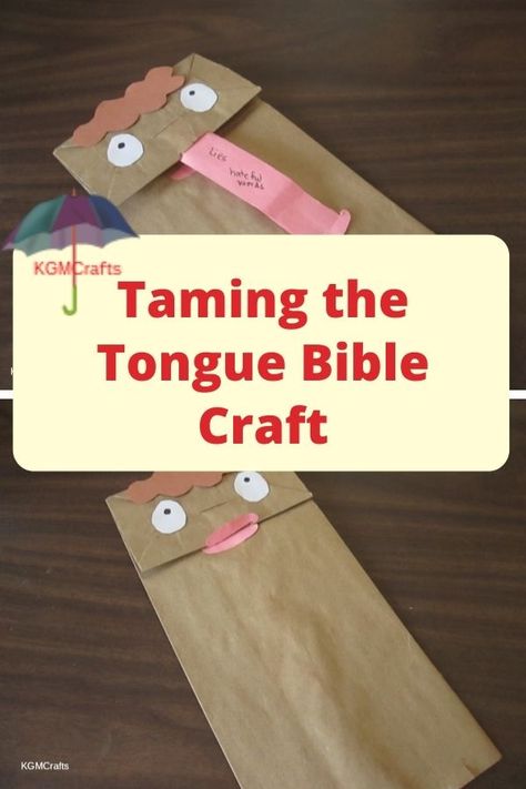 The taming the tongue Bible craft is fun and easy to make. Your Sunday school class will have fun while learning about this serious subject. Taming The Tongue Bible Craft, Mouth Craft Preschool, Tame The Tongue Craft, Taming The Tongue Craft, Games For Sunday School Kids, Taming The Tongue, Bible Help, Toddler Sunday School, Sunday School Projects