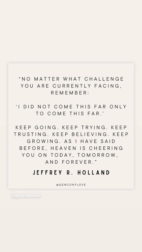 Jeffrey R. Holland Quotes | I needed to hear this one today Whole Quotes, Jeffrey R Holland Quotes, Elder Holland Quotes, Lds Church Quotes, Holland Quotes, Jeffrey R. Holland, Elder Holland, Prophet Quotes, Youth Conference