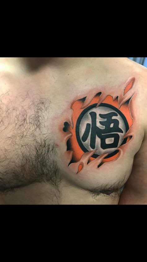 7 Dragon Ball Tattoo, Dbs Tattoo, Goku Tattoos, Small Dragon Ball Tattoo, Dragonball Z Tattoo Ideas, Dragonball Tattoo Ideas, Dragonball Z Tattoo, Dragon Ball Symbol Tattoo, Skin Rip Tattoo