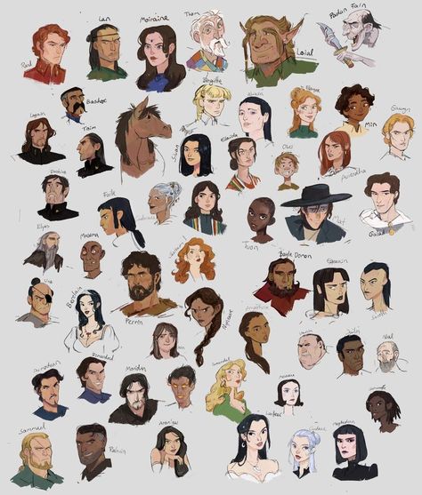 Julia Carl (JulesIllu) - Everyone! Wheel Of Time Art, The Wheel Of Time Fanart, Wheel Of Time Characters, Wheel Of Time Fan Art, Amazon Prime Tv Shows, Wheel Of Times, Wheel Of Time Books, Robert Jordan, Wheel Of Time