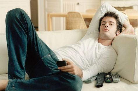 Man relaxing on sofa holding remote controls-189729 Social Skills Training, Lack Of Motivation, Skill Training, Social Activities, Baby Boomer, Social Interaction, 인물 사진, Motivational Videos, How Are You Feeling