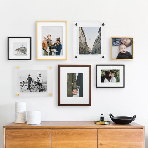 Photo Wall Layout, Big Artwork, Family Gallery Wall, Gallery Wall Layout, Family Photo Wall, Unique Gallery Wall, Artifact Uprising, Photo Wall Gallery, Gallery Wall Inspiration