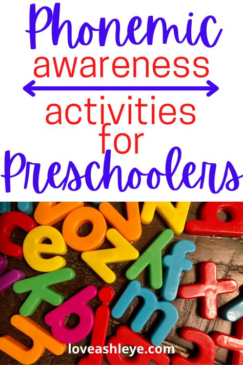 Are you looking for new, creative, and easy phonemic awareness activities for preschoolers? Check out this easy list of fun activities to try with toddlers and preschoolers! They'll start learning to hear, identifiy, and learn new sounds and letter sounds! #preschool #phonemicawareness Preschool Phonological Awareness Activities, Literacy Night Preschool, Phonemes Activities Preschool, Phoneme Awareness Activities, Zoophonics Printables Free, Phonemic Awareness Preschool, Phonological Awareness Activities Preschool, Phonemic Awareness Activity, Heggerty Phonemic Awareness Preschool