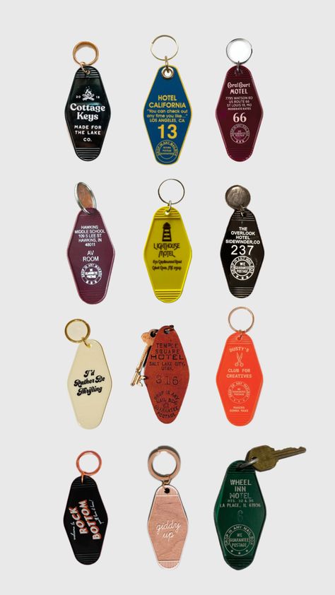 vintage hotel keys, vintage hotel keys aesthetic, vintage aesthetic. Keys Aesthetic, Hotel Keys, Hotel Keychain, Motel Room, Vintage Hotel, Key Keychain, Vintage Hotels, Aesthetic Vintage, Vintage Aesthetic