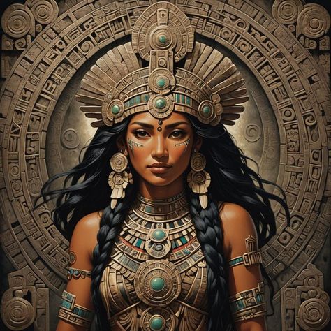 Ix chel the mayan moon goddess - AI Generated Artwork - NightCafe Creator Mayan Priestess, Ix Chel, Mayan Warrior, Mayan Women, Aztec Artwork, Mayan Culture, Aztec Warrior, Art Generator, Moon Goddess