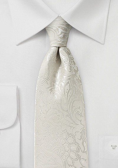 Floral+Paisley+Tie+in+Ivory Champagne Tie, Paisley Wedding, Trend Board, Easy Wedding Planning, Groom Ties, Wedding Tie, Wedding Color Inspiration, Tie Neck Dress, Paisley Tie