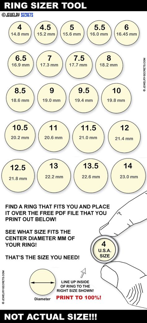 Finger Sizer MM Chart for Rings Diamond Carat Size Chart, Printable Ring Size Chart, Carat Size Chart, Gauges Size Chart, Bead Size Chart, Ring Chart, Printable Ring Sizer, Crochet Rings, Measure Ring Size