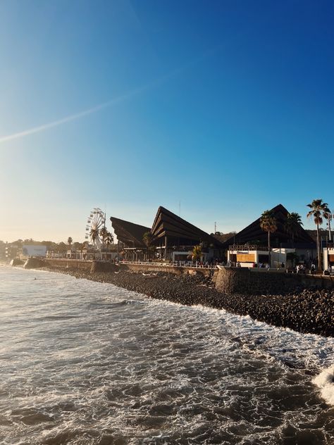 sunset | pier | beach | el salvador | sunset park | summer | El Salvador Beach, Salvador Culture, El Salvador Culture, El Salvador Food, Salvador Food, Visual Board, Dream Trip, Beach Travel, Summer Nights