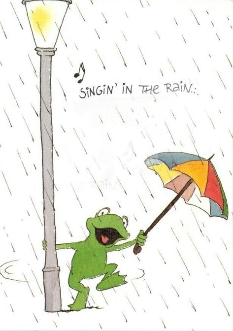 Good Morning Rainy Day, Rainy Day Quotes, Frog Quotes, Frog Pictures, I Love Rain, Morning Quotes Funny, Snoopy Quotes, Cute Good Morning Quotes, Funny Frogs