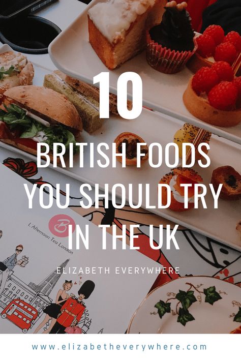 English Foods British, Uk Adventure, England Food, British Foods, Uk Culture, British Recipes, Uk Trip, Full English Breakfast, Bangers And Mash