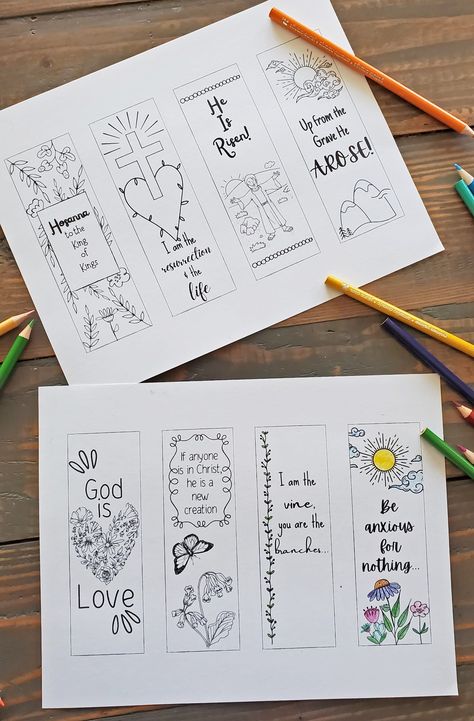 printable bible verse bookmarks to color