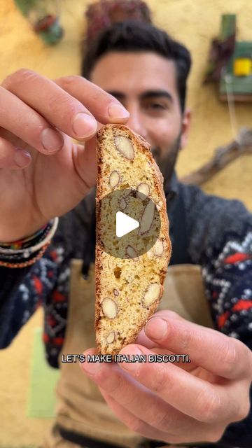 Francesco Mattana on Instagram: "Let's make Italian biscotti! 🍪 

Cantucci are almond biscuits from Tuscany and they can be made even last minute, without any special tools. Great as well if you are looking for a last minute present! The recipe is so simple for an amazing result. 

They are usually served at the end of a meal with coffee or a sweet wine such as vin santo or marsala. Cantucci are also perfect served with a cup of tea or hot chocolate. Perfect for the festive season! 

Merry Christmas everyone! ❤️ 

Here is the ingredients list 👇

Makes around 10 - 12 biscotti 

200g 00 flour
100g sugar
2 tsp honey
100g whole almonds (½ crushed, half whole)
6g yeast for pastry (baking powder)
1 medium egg and 1 egg yolk
1/2 zest of an orange
1/2 zest of a lemon
A nice pinch of salt
1 tsp v Biscotti Almond Flour, Orange Almond Biscotti Recipe, Italian Biscuits Recipes, Biscotti Recipes Best, Biscotti Recipe Italian, Lemon Almond Biscotti Recipe, Sourdough Biscotti Recipe, Biscotti Recipe Easy, Almond Biscotti Recipe Italian