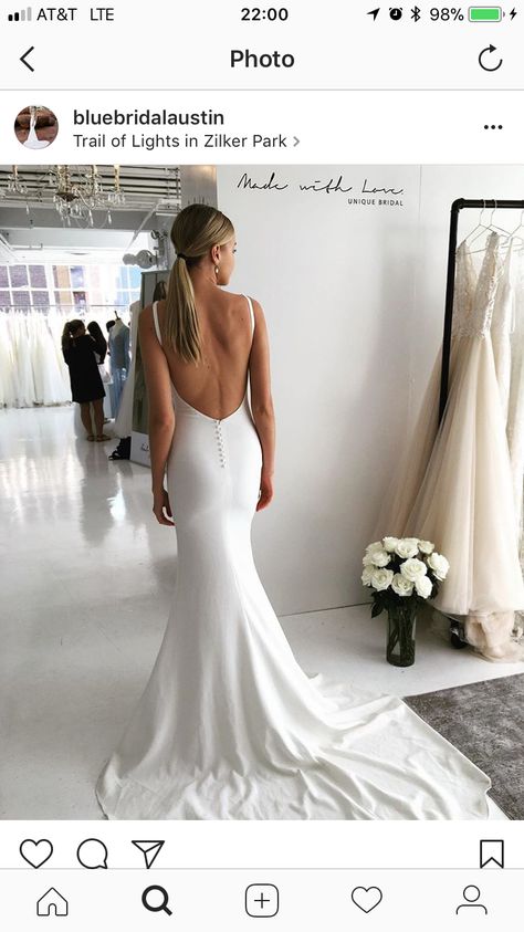 Beaded Low Back Wedding Dress, Tight Backless Wedding Dress, Clean Fitted Wedding Dress, Wedding Dresses Simple Low Back, Open Back Silk Wedding Dress, Elegant Backless Wedding Dress, Simple Backless Wedding Dress, Low Back Wedding Dress, Wedding Dress Low Back