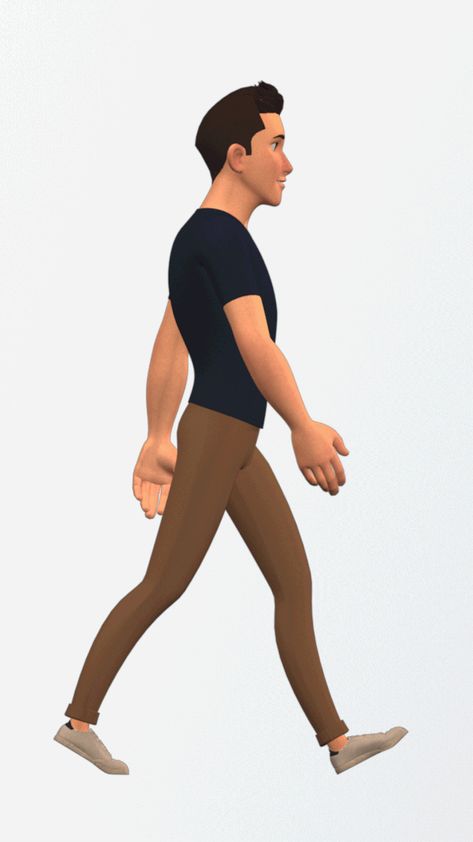 Walk Cycle Animation on Behance Walk Cycle Animation, Walk Animation, Cycle Animation, Animation Walk Cycle, Walking Gif, Walking Animation, Walk Cycle, Run Cycle, Autodesk Maya