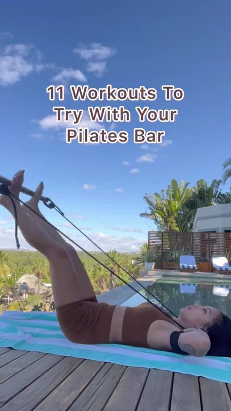 Stretched Fusion | Our longest video to show you that there are endless ways to use the Pilates Bar! #stretchedfusion #pilatesbar #mindbodyconnection… | Instagram Pilates Bar Stretches, Pilates Pole Exercises, Pilate Bar Full Body Workout, Fitness Bar Workout, How To Use Pilates Bar, Plates Bar Workout, At Home Pilates Bar Workout, Pilates Bar Kit Exercises, Pilates Bar Leg Workout