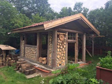 Kubbhusta 5 Pelle Henriksson Backyard Sauna, Cabin Sauna, Cordwood Homes, Build Your House, Wood Building, Fa Fal, Cottage Cabin, Natural Building, Small Cabin