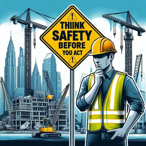 Safety is no accident.  Take a moment to assess before you act  #safety #security #quality #community #Accidente #education #work #protection #SSTC #jblifting #JBLiftingDistributor Social Media Poster Drawing, Workplace Safety Quotes, Safety Cartoon, Safety Pictures, Fire Safety Training, Safety Quotes, Construction Marketing, Chemical Safety, Worker Safety