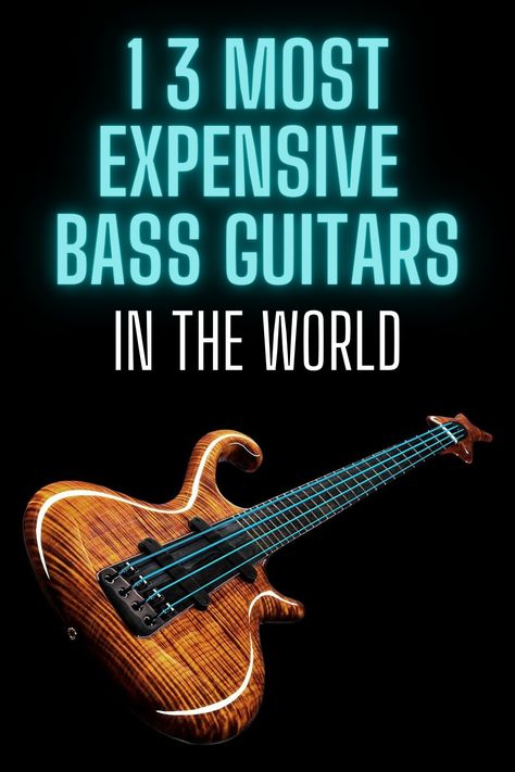 We’ve rounded up a list of 13 of the world’s most expensive bass guitars #bassguitars Bass Guitars For Sale, Expensive Stuff, Bass Guitars, Rock Stars, Most Expensive, Bass Guitar, Electric Guitar, Bass, Guitar