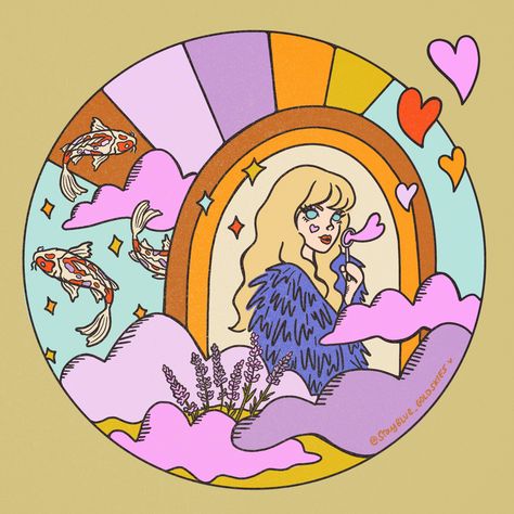 Lavender Haze Art, Taylor Swift Illustration Art, Taylor Swift Artwork, Taylor Swift Eras Art, Taylor Swift Cartoon, Taylor Swift Drawing Ideas, Taylor Swift Dibujos, Taylor Swift Illustration, Lavender Haze