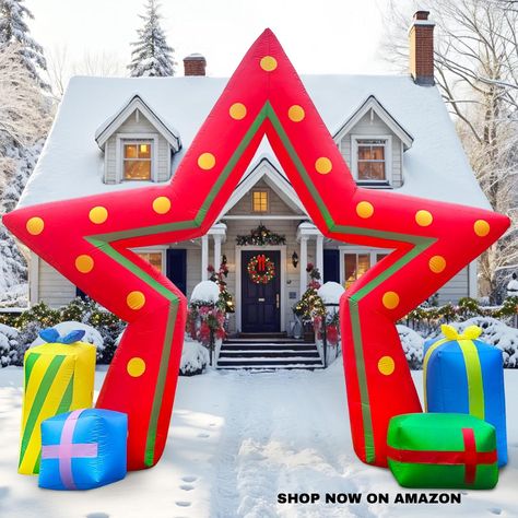 OurWarm 10 FT Christmas Inflatable Outdoor Decoration, Pentagram Christmas Archway Inflatable with Gift Boxes, Blow Up Christmas Decorations Outdoor for Lawn Patio Garden Christmas Yard Decor
Amazon Affiliate Cheap Outdoor Christmas Decorations, Christmas Archway, Blow Up Christmas Decorations, Christmas Yard Decor, Inflatable Christmas Decorations Outdoor, Inflatable Christmas Decorations, Christmas Arch, Christmas Decorations Outdoor, Christmas Yard Decorations