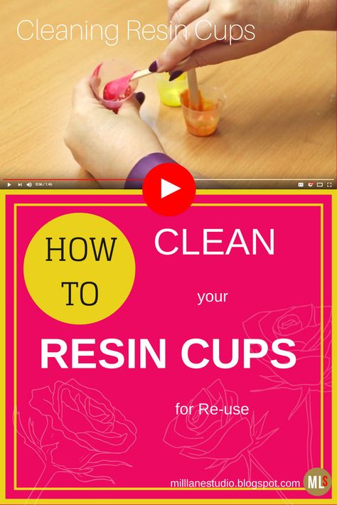 Stretch your resin casting dollars further with this quick and easy tip. It can get expensive to keep throwing your resin mixing cups away but this video shows you how you can clean them up for re-use. #howdoicleanresintools #resintips #MillLaneStudio #resin101 #resincleanup #cleaningresincups #cleaningresintools Resin Clean Up, How To Make Resin Shine, How To Clean Resin Cups, How To Clean Up Epoxy Resin, Diy Resin Mold Release, Beer Bottle Caps, Beer Bottle Cap, Silicone Cups, Reduce Waste