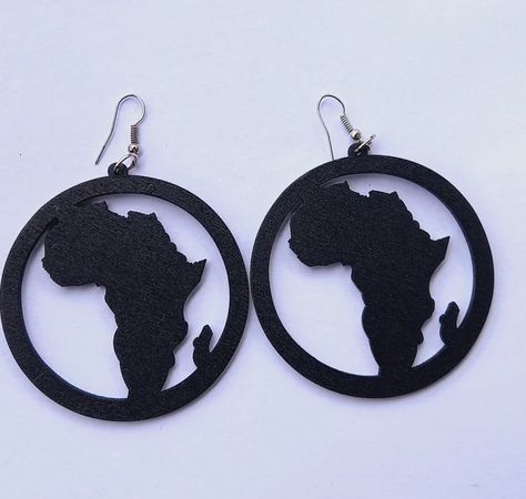 [PaidLink] African Earrings Map Of Africa Earrings Traditional - Etsy Serbia #africanearringshandmade African Earrings Handmade, Africa Earrings, Map Of Africa, Jewelry Traditional, African Crafts, African Accessories, African Earrings, Handmade Fair, Nature Earrings