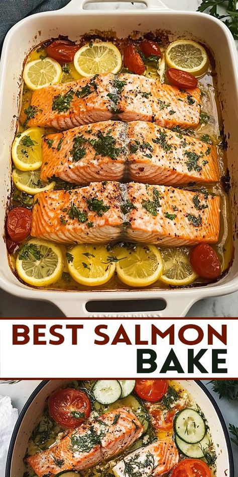 Looking for a healthy, tasty dinner that’s ready in no time? This Best Salmon Bake recipe is perfect for busy weeknights or special occasions. Made with fresh salmon, herbs, and a squeeze of lemon, this meal is both nutritious and full of flavor! 🌿🐟 👉 Try this today for a flavor-packed dinner! Click to see the full recipe! 👈 #SalmonRecipe #EasyDinner #HealthyEating #SeafoodLover #Foodie #SalmonBake 🍽️ #QuickDinner #HealthyRecipes Crockpot Salmon Recipes, Salmon Crockpot Recipes, Best Salmon Recipe Baked, Salmon Bake Recipe, Salmon Recipe Baked, Crockpot Salmon, Dog Food Recipes Crockpot, Salmon Bake, Salmon Dinner Recipes