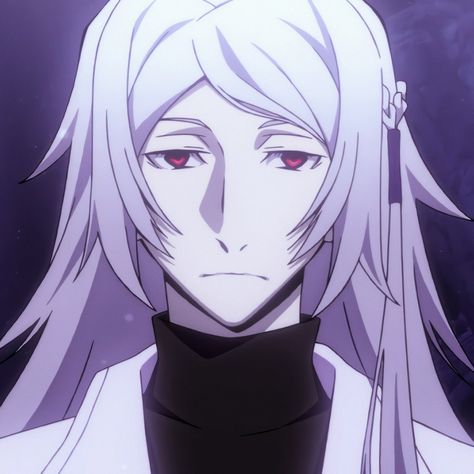 Shibusawa icon Shibusawa Icon, Shibusawa Bsd, Shibusawa Tatsuhiko, Dazai Osamu, Bongou Stray Dogs, Stray Dog, Bungo Stray Dogs, White Hair, Bungou Stray Dogs