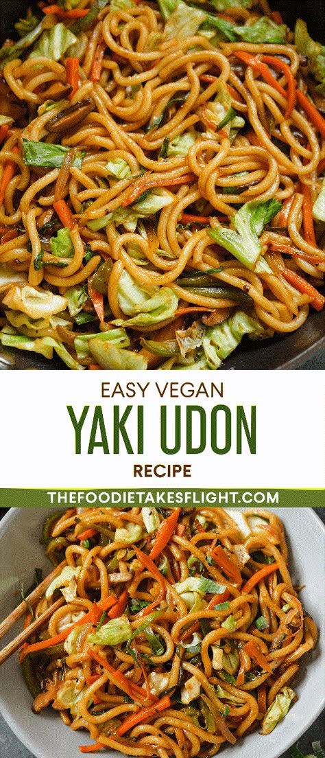 Yaki Udon Noodles, Vegetable Udon Stir Fry, Vegetable Udon Noodle Recipe, Veggie Udon Noodle Stir Fry, Udon Noodle Recipe Tofu, Udon Noodle Stir Fry Vegetarian, Tofu Udon Noodles, Healthy Udon Noodle Stir Fry, Yaki Ramen