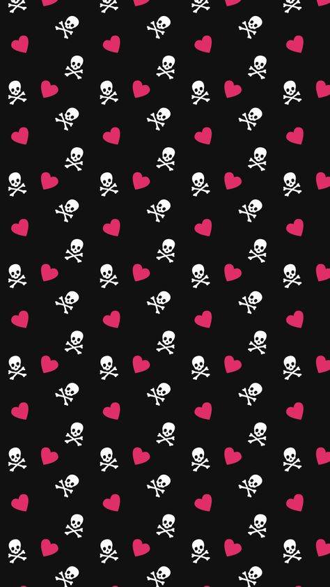 Hello Kitty Punk Wallpapers, Teen Wallpapers, Pink Skull Wallpaper, Scene Wallpaper, Goth Wallpaper, Cocoppa Wallpaper, Gothic Wallpaper, Emo Wallpaper, Halloween Wallpaper Iphone