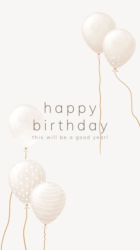 Minimal birthday Facebook story template, beige design | premium image by rawpixel.com / Sasi Happy Birthday Aesthetic Wishes, Instagram Birthday Story, Celebration Aesthetic, Birthday Instagram Post, Wishing Quotes, Birthday Backgrounds, Birthday Story, Happy Birthday Illustration, Happy Birthday Wishes Messages