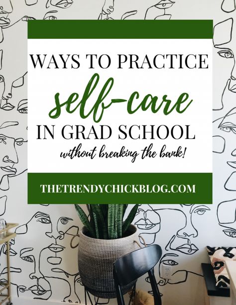 8 Ways to Practice Self-Care in Grad School (without spending too much money) via The Trendy Chick Short Story Writing Tips, 5 Year Plan, School Vibes, Grad Student, College Tips, Writing Short Stories, College Hacks, Year Plan, Grad School