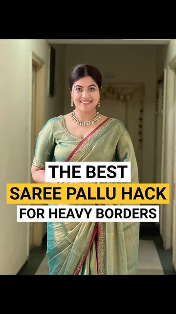 Heavy Border Saree, Border Saree, November 17, Saree Styles, Borders, The Next, Saree, How To Wear, Fashion Tips