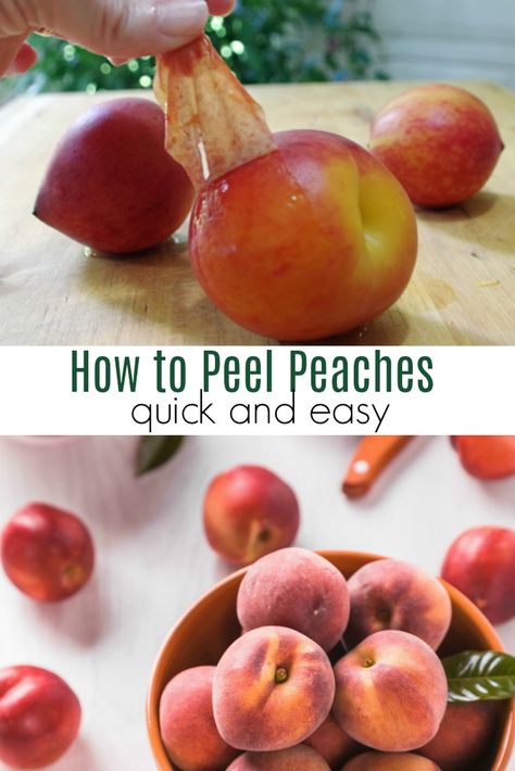 Peel Peaches, How To Peel Peaches, Clean Baking Pans, Peach Recipes, Deep Cleaning Tips, Peach Recipe, Clean Dishwasher, Rubbing Alcohol, Canning Recipes