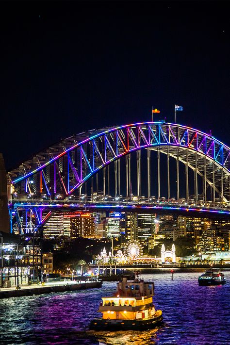 Dress Circle, Circular Quay Sydney Nightlife, Circular Quay Sydney, Central Station Sydney, Sydney Australia Harbour Bridge, Harbor Bridge, Burning Bridges, Sydney Australia, Sydney Harbour Bridge, Light Installation