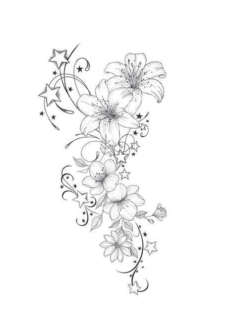 Female Arms, Tiger Lily Tattoos, Tattoo Ideas For Female, Cute Thigh Tattoos, Lillies Tattoo, Lily Tattoo Design, Lily Flower Tattoos, Tattoos For Women Flowers, Small Pretty Tattoos