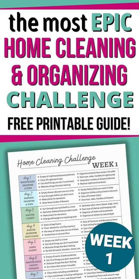 1 Week House Cleaning Plan, Apartment Cleaning Checklist, Cleaning Checklist Printable Free, Deep Cleaning House Checklist, Spring Cleaning Checklist Printable, Systems For Home, Cleaning Plan, Household Cleaning Schedule, Decluttering Checklist