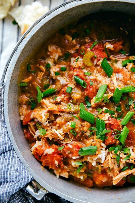 Crockpot Cajun Chicken, Vegetables, and Rice | Chelsea's Messy Apron Chicken Vegetables And Rice, Crockpot Cajun, Top Slow Cooker Recipes, Cajun Chicken And Rice, Simple Crockpot, Vegetables And Rice, Vegan Crockpot, Chelsea's Messy Apron, Cajun Food