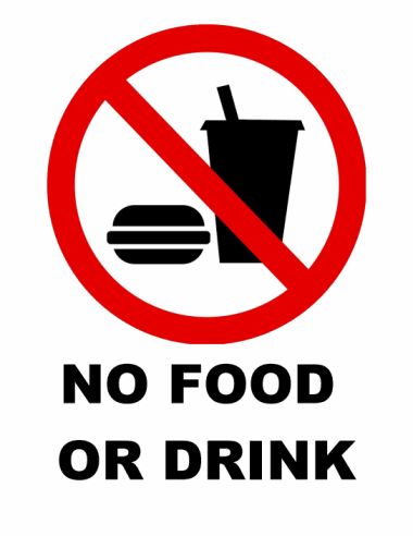 No food or drink sign for MS Word, OpenOffice, and in PDF format. Get it at http://templateharbor.com/templates/signs/no-food-or-drink-sign/ No Food Or Drink, Block Plan, Safety Posters, Food Signs, Design Your Own Home, Drink Signs, Fire Signs, Telegram Logo, Occupational Health And Safety