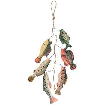 Fish on a String Decoration Boys Fishing Bedroom, Hunting Theme Nursery, Fishing Bedroom, Cabin Nursery, Lake Cabin Decor, Fishing Shack, Wall Decor Hobby Lobby, Amazing Crafts, Fish Wall Decor