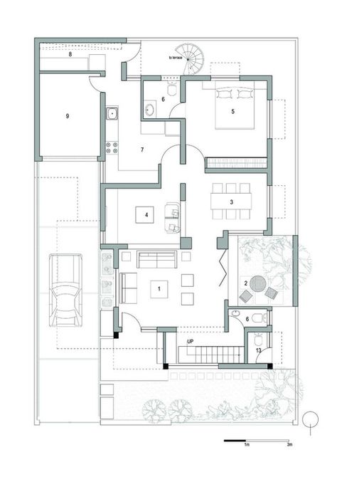 40x60 House Plans, Bungalow Plan, 20x30 House Plans, Building Front Designs, Indian House Plans, Small House Elevation Design, Road House, Courtyard House Plans, House Floor Design