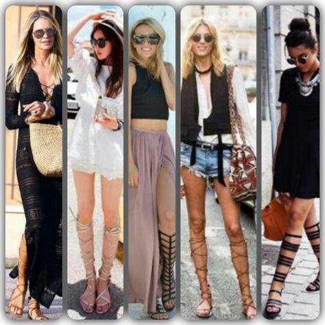 Spring 15 must have "IT" sandal. The Gladiator sandals. .... Revolution of Fashion! Tall Gladiator Sandals, The Gladiator, Gladiator Sandals, Must Haves, Sandals, How To Wear