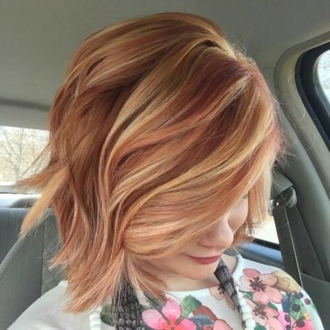 Kort Bob, Red Blonde Hair, Strawberry Blonde Hair Color, Hair Blond, Choppy Bob Hairstyles, Strawberry Blonde Hair, Short Bob Haircuts, Brown Blonde Hair, Trendy Hair