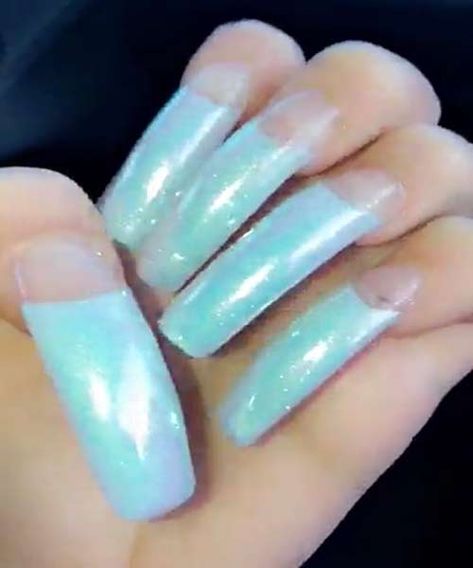 Shellac Nails Summer, Teal Acrylic Nails, Two Color Nails, Botox Cost, Coffin Nails Ombre, Bubble Nails, Red Gel Nails, Opi Nail Colors, Teal Nails