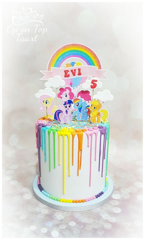 My Little Pony Birthday Party Cake, My Little Pony Cake Ideas, My Little Pony Birthday Cake, Beauty And Beast Birthday, Elsa Birthday Party, 8th Birthday Cake, Tiered Cakes Birthday, My Little Pony Cake, Dad Birthday Cakes