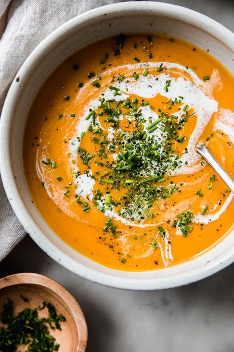 Roasted Honeynut Squash Soup Recipe | Little Spice Jar Honeynut Squash Soup, Japanese Squash, Honey Nut Squash, Banana Squash, Roasted Honeynut Squash, Roasted Squash Soup, Curried Squash Soup, Honeynut Squash, Butternut Squash Curry