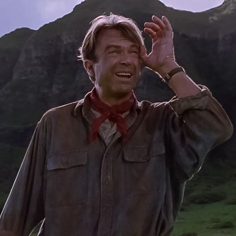 Alan Grant Jurassic Park, Alan Grant, Sam Neill, Jurassic Park 1993, Jurassic Park Movie, Epic Film, Closet Cosplay, Michael Crichton, Camp Cretaceous